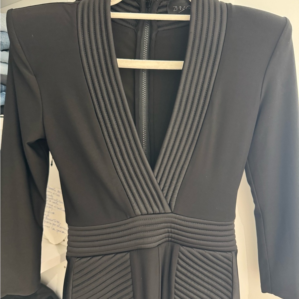 Zhivago Black V-Neck Jumpsuit - Picture 11 of 12